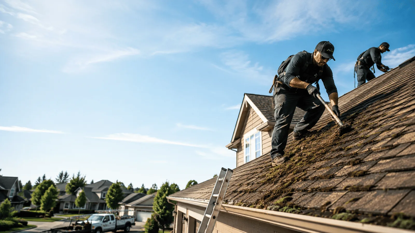 Roof Moss Removal in Wyoming, MN near me